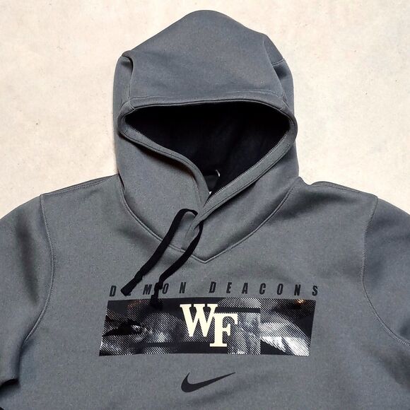 Nike Wake Forest Demon Deacons On-Field Sideline Hoodie Sweatshirt - Size Large - Picture 2 of 11